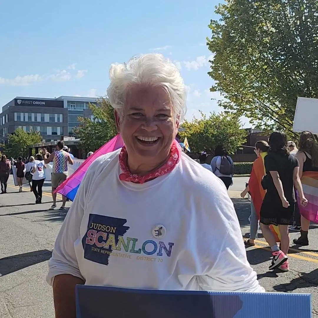 TeamScanlonAR's tweet photo. I had a great time at Central Arkansas Pride yesterday! @LittleRockPride #pride2022 https://t.co/LrklrjoDuk