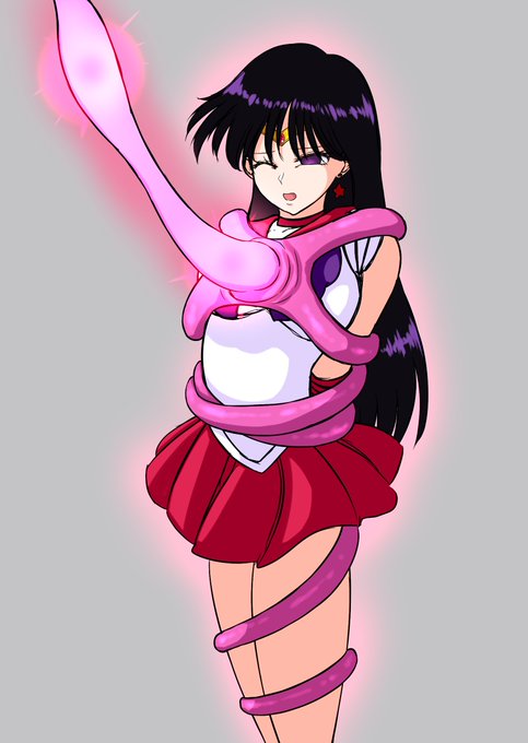 ミュウミントの構図を考えるのに疲れたので、いったんセーラーマーズを描いて息抜きしました。 