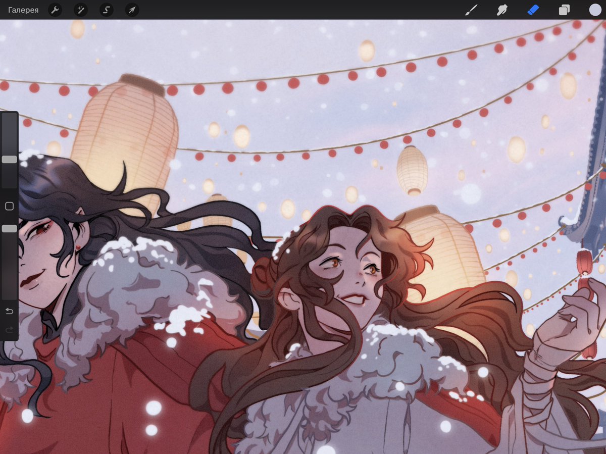 The piece of my art for bonus to 3rd TGCF book ❤️✨ #hualian #tgcf