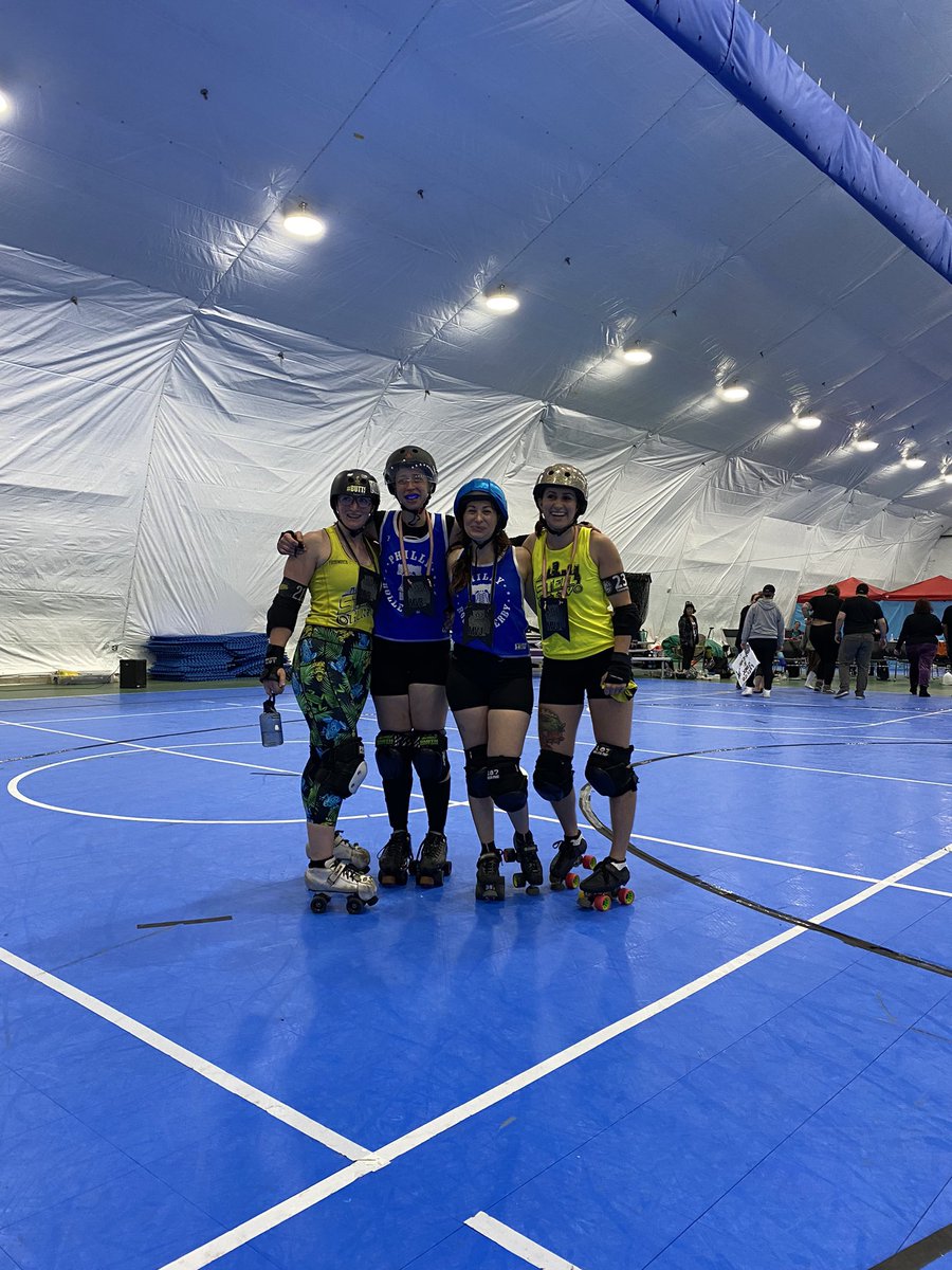 MVPs from the <a href="/prdskates/">Philly Roller Derby</a> and <a href="/SteelCityDerby/">Steel City Roller Derby</a> third place game!! <a href="/WFTDA/">WFTDA</a> <a href="/Twitch/">Twitch</a> #wftda #derbytwitter #backontrack #scarderby #tournament #birthdaybash