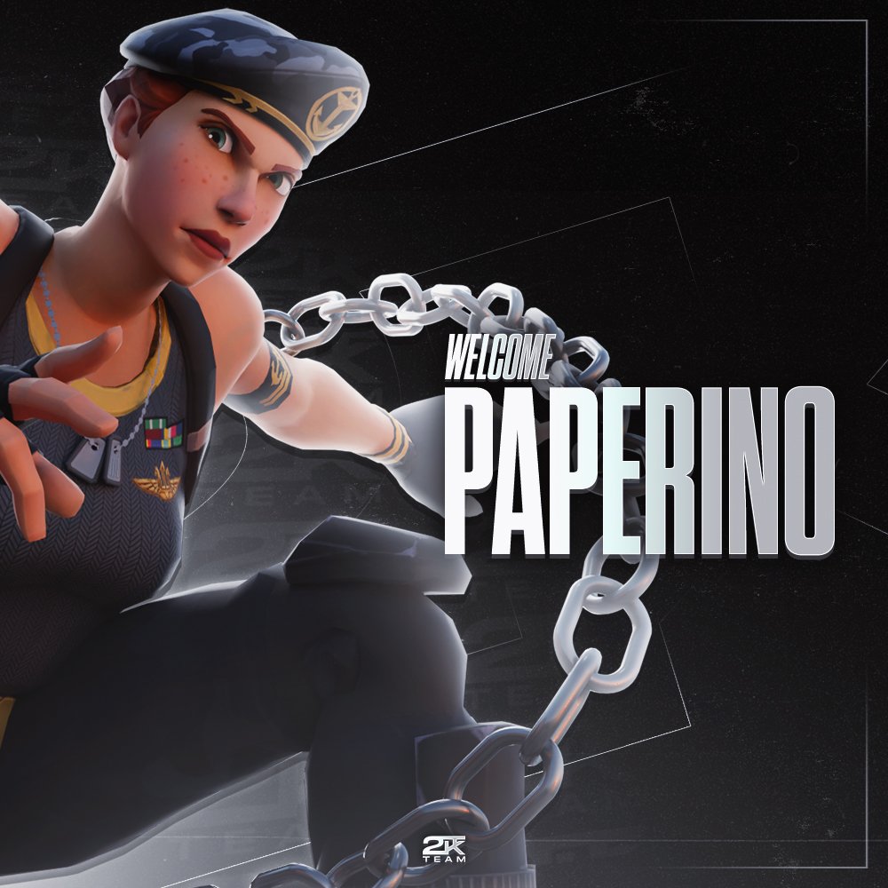 2ktTeam's tweet photo. Ciao Ragazzi!
Con questa welcome post vi presentiamo il nostro nuovo competitive player! https://t.co/U8IW3oatlA