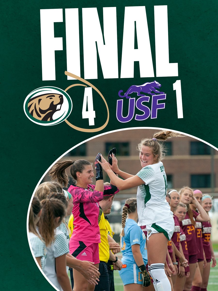 Beavers win by a final score of 4-1 thanks to Sara Wendt's hat trick!!!
#GoBeavers #BeaverTerritory