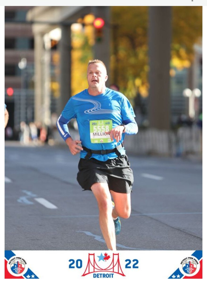 45th #detroitmarathon today. What a great event! Will definitely do this race again!