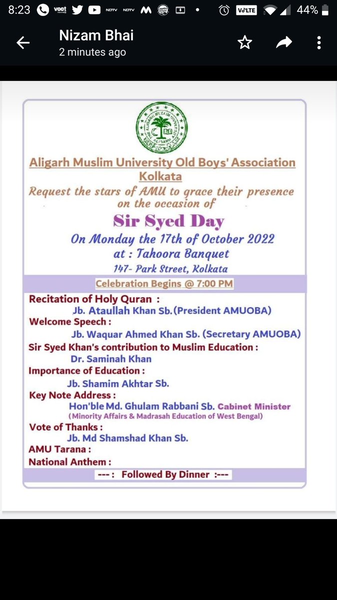 Happy Sir Syed Day to all the Aligs.