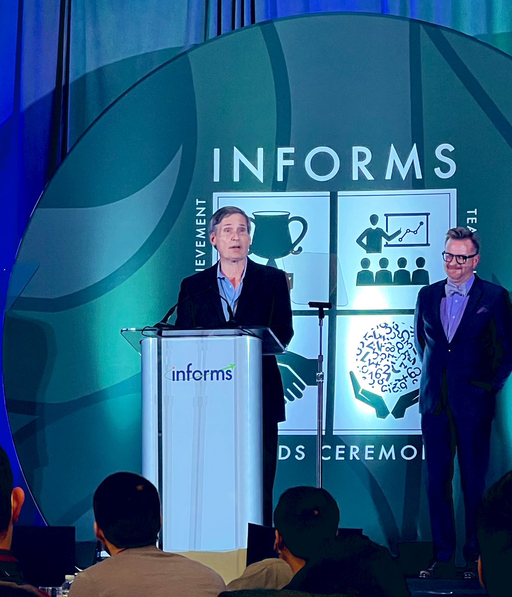 agrobins's tweet image. Congratulations to @WarrenBPowell for winning the @informs Saul Gass Expository Writing Award #informs22