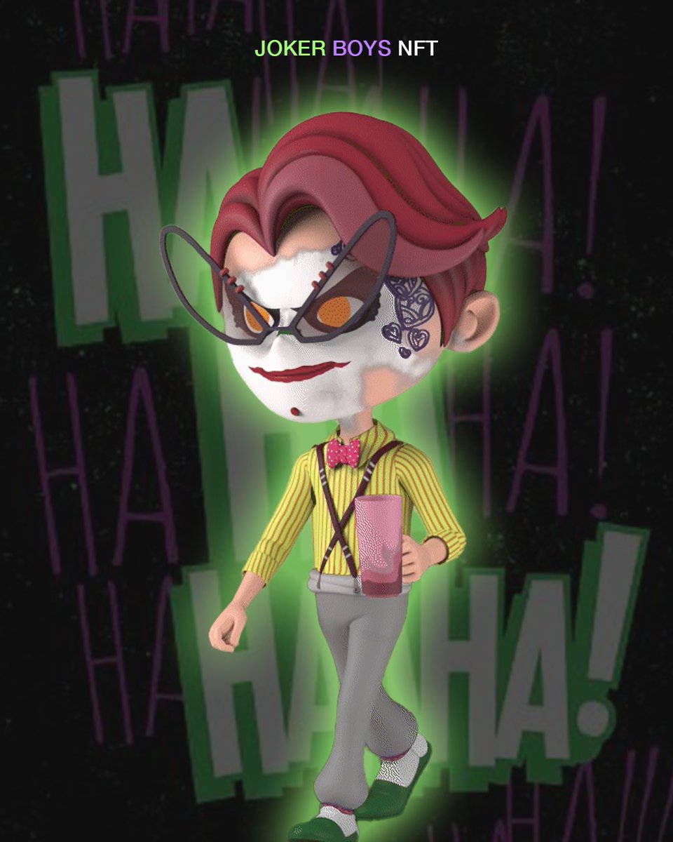 "Let's put a smile on that face!" 

Joker Giveaway💫
1 jokerboy Airdrop 🃏
3 Greenlist 😜

▶️ Like,RT and tag 3 frens 

▶️ Join discord: discord.gg/TZmfa23z

HAHAHA! 🃏