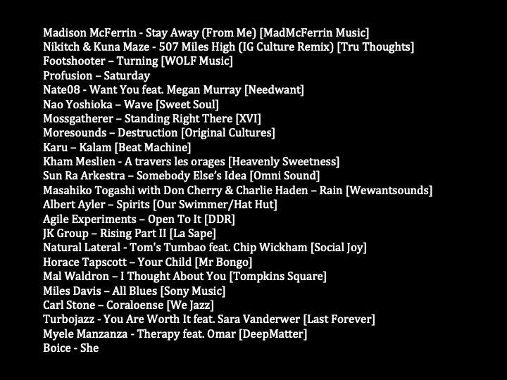 Dubmission episode 1,228 feat. 🎶 from <a href="/LoJamMusic/">Loraine James // Whatever The Weather</a> ~ <a href="/scrimshire/">Scrimshire</a> ~ <a href="/RebeccaVasmant/">Rebecca Vasmant</a> remix of <a href="/AllyshaJoy/">Allysha Joy</a> ~ <a href="/holyrollertv/">Ig Culture</a> remix of <a href="/nikitchmusic/">Nikitch</a> &amp; <a href="/KuNaMaze/">KuNa Maze</a> ~ <a href="/ProfusionMusic/">Profusion</a> ~ <a href="/moresounds/">Moresounds</a> ~ @footshooteruk ~ <a href="/madmcferrin/">Madison McFerrin</a> + live Albert Ayler ~ Mal Waldron 🔗 in bio 📻🎙🔊