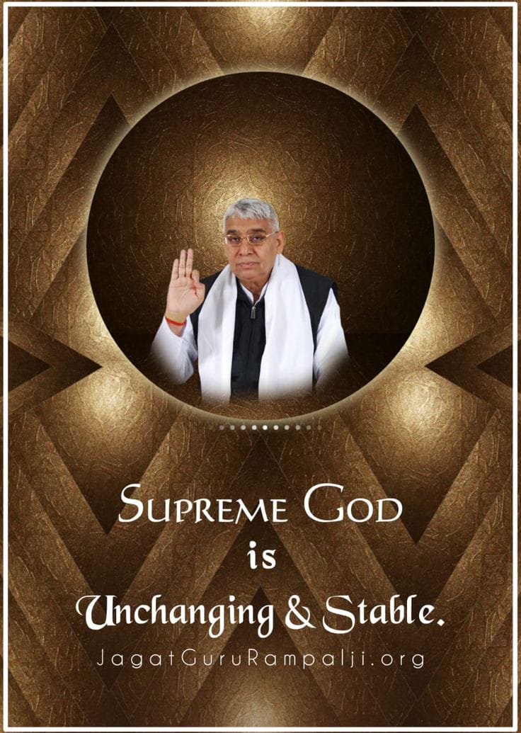 KiranKu42911342's tweet photo. #GodMorningMonday 
Supreme God is unchanging and stable.
#SaintRampalJiQuotes https://t.co/HSgw100104