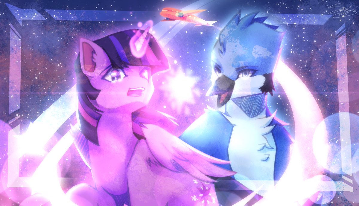 Getlost_Saberoo's tweet photo. Years of hiatus and a #Mordetwi fanart was the one that broke the streak—I have fully descended.

+ I don’t ship them, I luxury cruise them 🛥
#MyLittlePonyFriendshipIsMagic https://t.co/GCdnF2PSrI