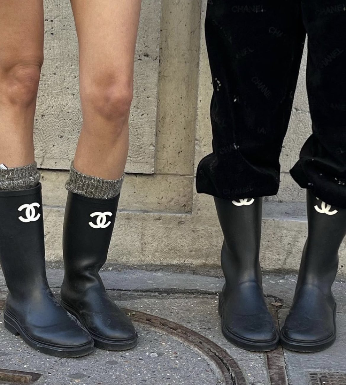 Chanel gumboots sale