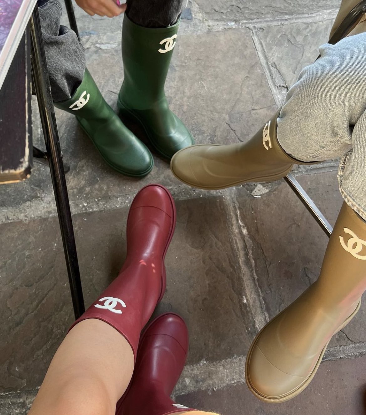 chanel rain boots styling｜TikTok Search