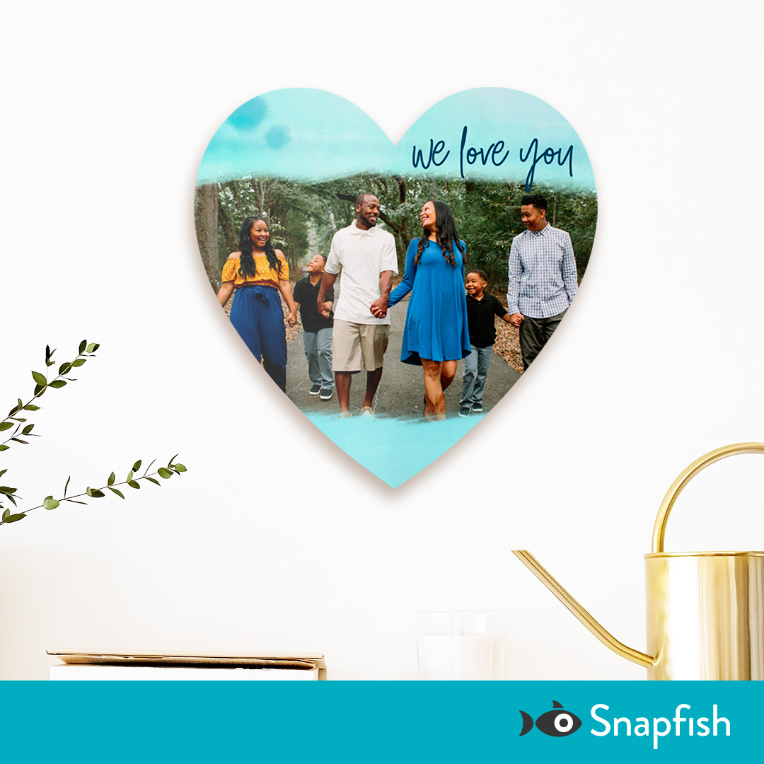 It’s the sweetest day of the year! Show your sweetheart how much you care with our beautiful, heart-shaped photo tiles.