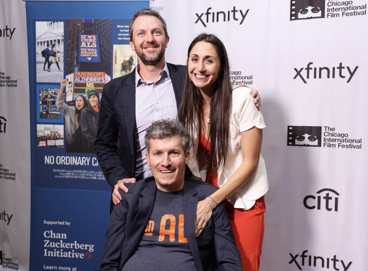 This week, we premiered #NoOrdinaryCampaign at the @chifilmfest and @heartlandfilm. The film follows @bsw5020 and @sabrevaya's fight to build a more equitable system for patients navigating healthcare in the US following Brian's #ALS diagnosis five years ago.