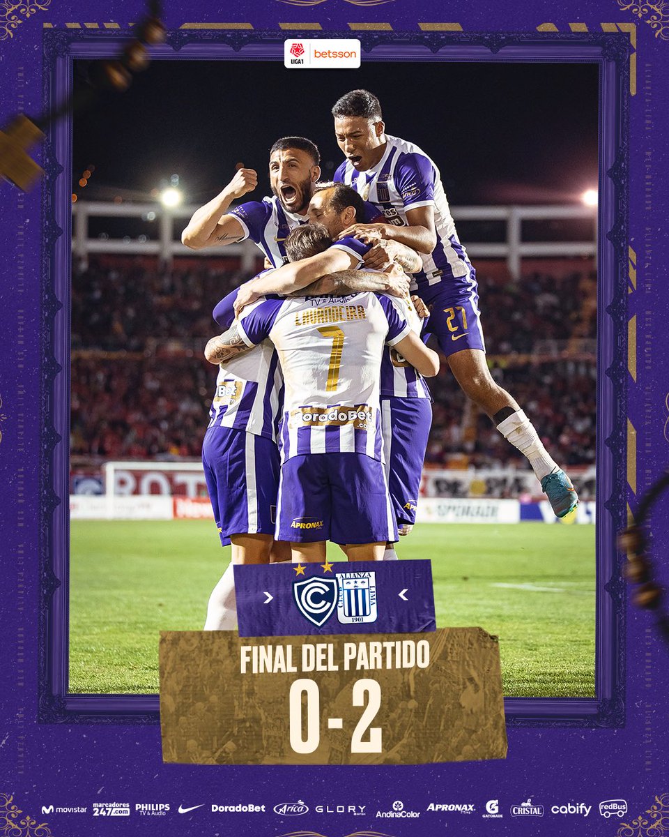 ClubALoficial's tweet image. ⏱ |𝗠𝗜𝗡𝗨𝗧𝗢 𝗔 𝗠𝗜𝗡𝗨𝗧𝗢| ⏱

@Club_Cienciano 0-2 @ClubALoficial 

⛳️ 𝐓𝐞𝐫𝐦𝐢𝐧𝐨́ 𝐞𝐥 𝐩𝐚𝐫𝐭𝐢𝐝𝐨.

¡𝐆𝐀𝐍𝐀𝐌𝐎𝐒 y nada más importa!💜

¡Nos vemos el jueves, blanquiazul!⚪️🟣

#ConTodaLaFe
#JuntosHastaElFinAL