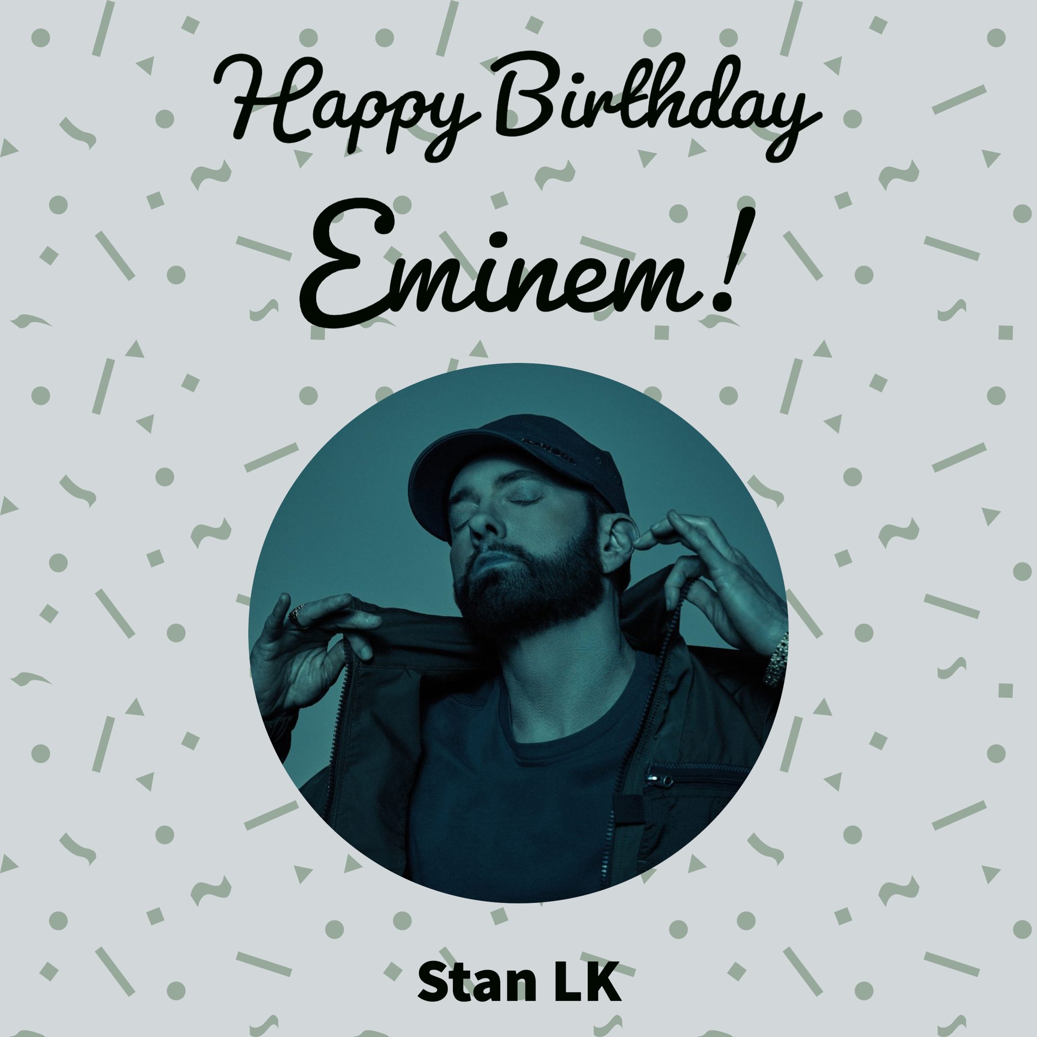 Eminem turns 50 today. Happy Birthday! 