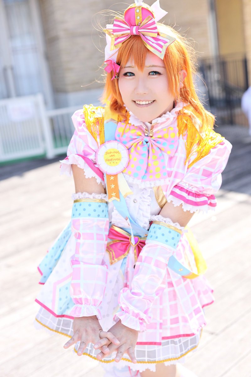 asls2love's tweet photo. ⚠️【Cosplay】

              *⋆LoveLive!⋆*

𓂃🎤︎💕︎アイドル衣装編  高坂穂乃果🧡

    *:.。.:*゜*:.。.:*゜*:.。.:*゜*:.

photo タカオさん@tkake773 

  #アコスタ岸和田カンカン https://t.co/BABKFMHKiX