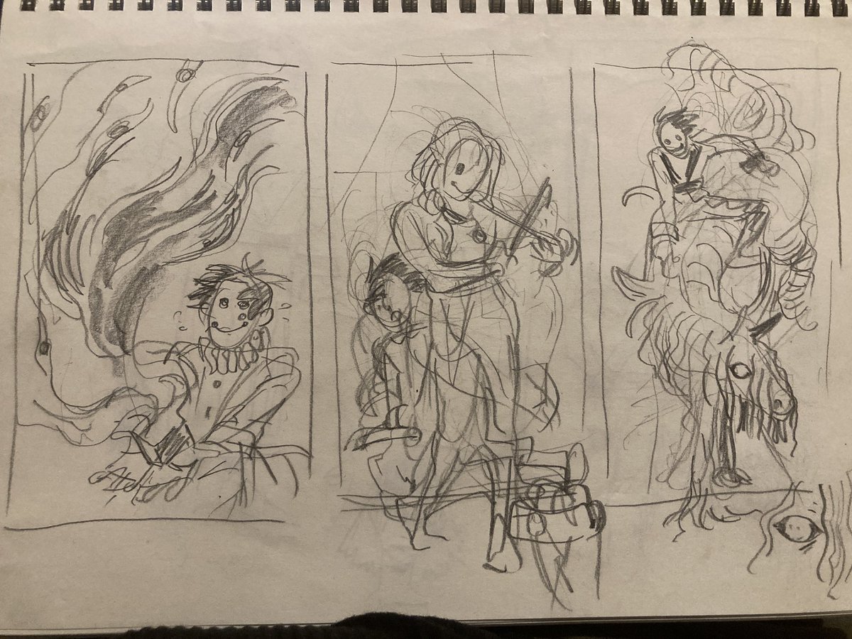 I tend to rough out ideas on paper and those are even uglier lol 