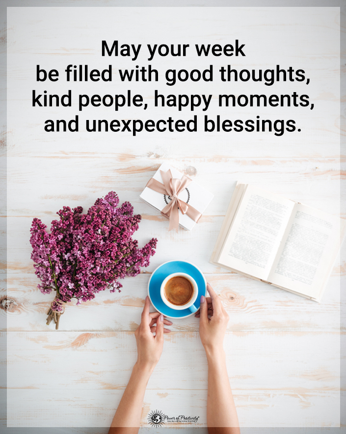 TrainingMindful's tweet image. “May your week be filled with good thoughts, kind people, happy moments, and unexpected blessings.”