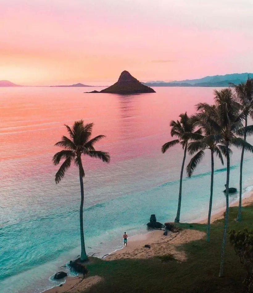 Sunsets on Twitter "Sunset in Oahu, Hawaii"