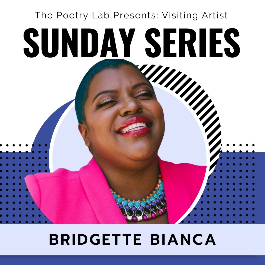 One week till <a href="/thebridgebianca/">bridgette bianca</a> brings the heat to Sunday Series.  I hope you join us!
thepoetrylab.com/sunday-series