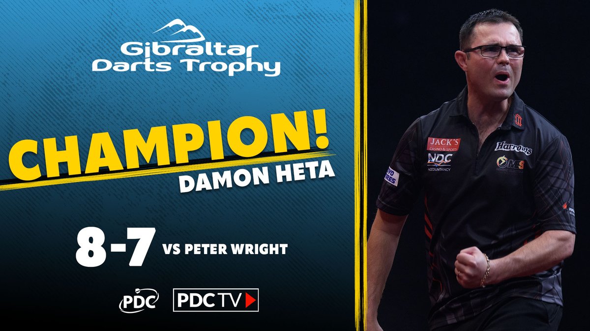 PDC Darts on Twitter "HETA WINS HIS FIRST EUROPEAN TOUR TITLE 🏆 What a