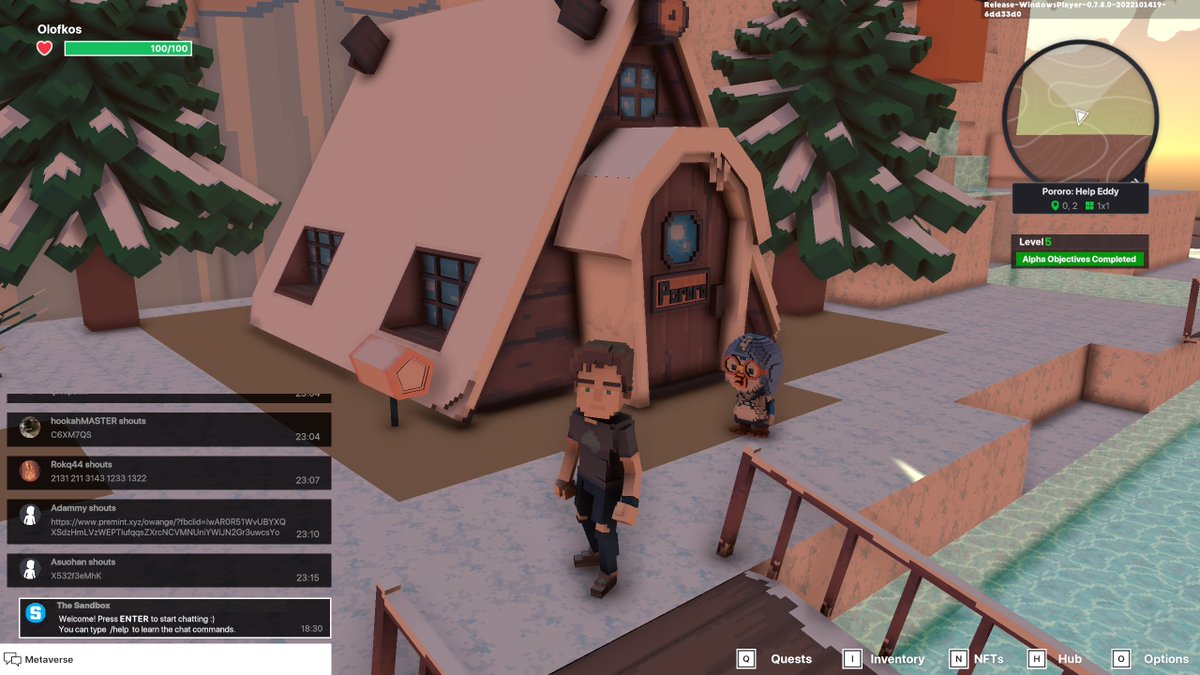 olofkos's tweet photo. @TheSandboxGame I just finished my quest on Pororo experience on the #SandboxAlphaS3 for a chance to win a Season 3 Alpha Pass! Here I am with a cute Pororo. Check out my screenshot!

#Pororo https://t.co/etrxQVwMJT