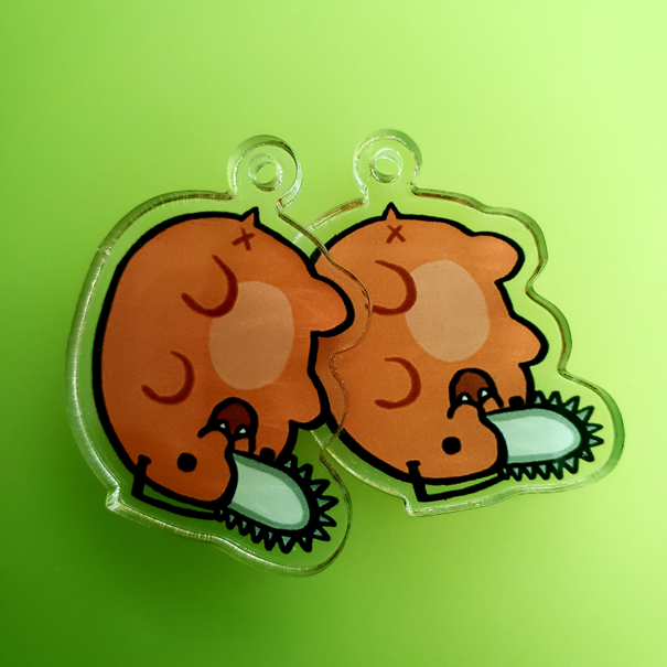 bineshiikwe's tweet photo. HI ALL I OFFICIALLY HAVE A SHOP!!!! I have some of my con leftovers up right now, including prints, bleach stickers, and a pochita charm! RTs are appreciated and if theres any questions/checkout issues feel free to dm me! <333 https://t.co/NXTFK0A1hZ https://t.co/QHivjYqIwW
