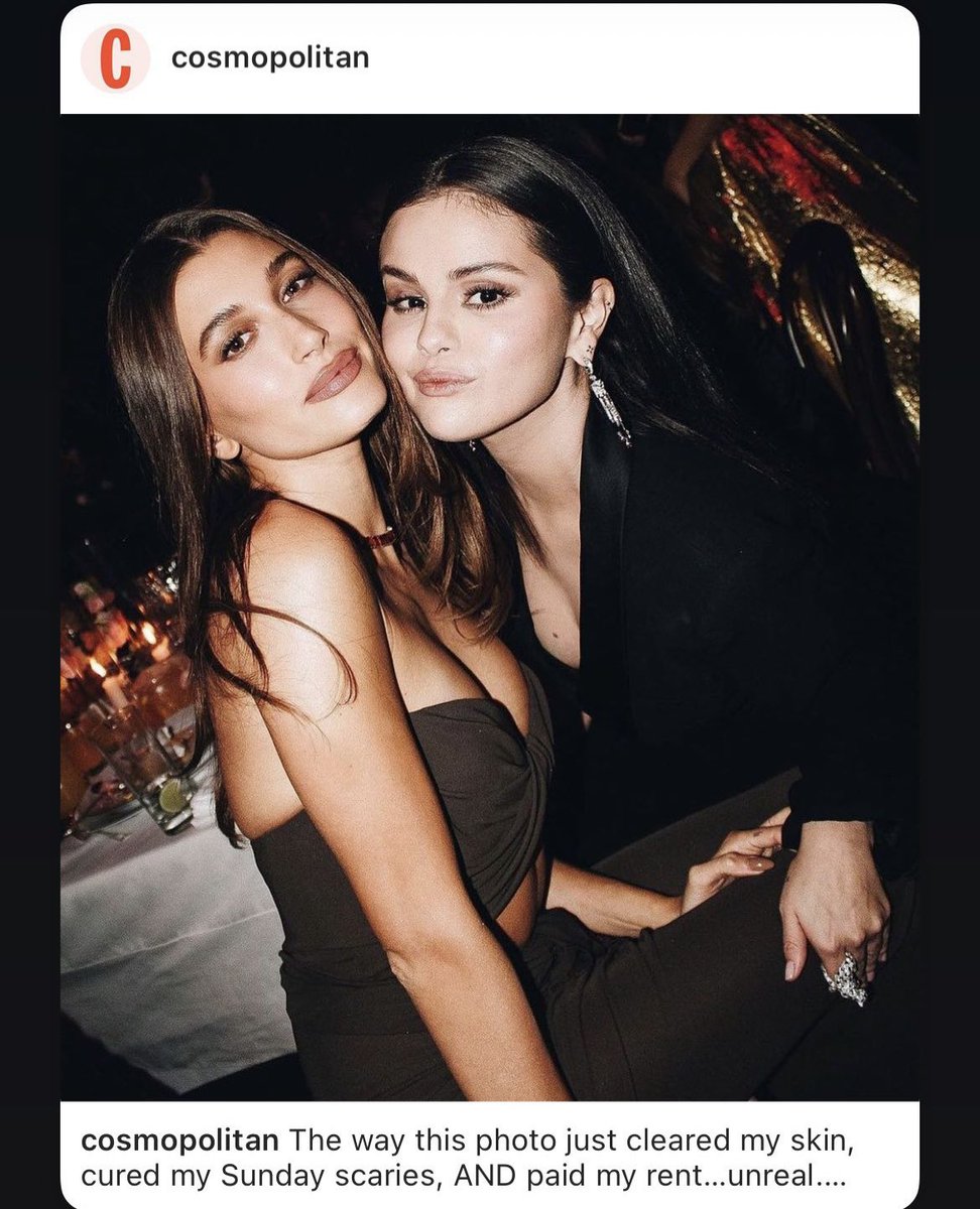 nyxshx's tweet photo. In the words of Selena, “everything is not what it seems” #selenagomez #haileybieber #breakingtheinternet #frenemies https://t.co/EtrCmlzri5