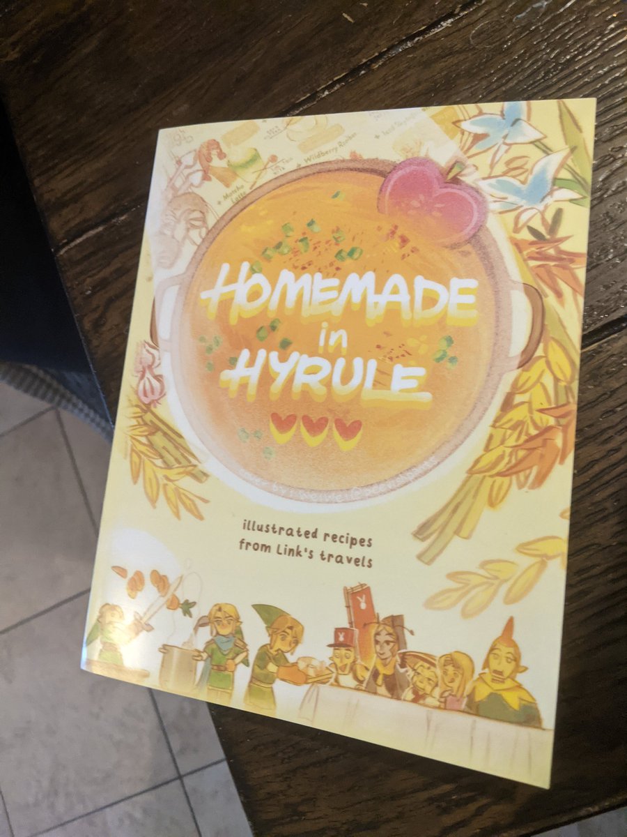 luaalikes's tweet image. So hyped to make something from this cookbook @homemadehyrule is so beautiful omggg
