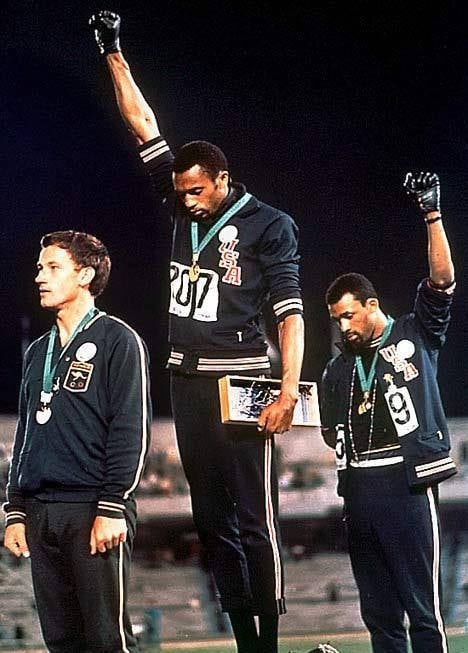 On this day, October 16th, in 1968: Tommie Smith, John Carlos, and Peter Norman, staged a silent protest during their Olympic victory ceremony in Mexico City.

#TommieSmith #JohnCarlos #PeterNorman #Salute #OTD 

1/