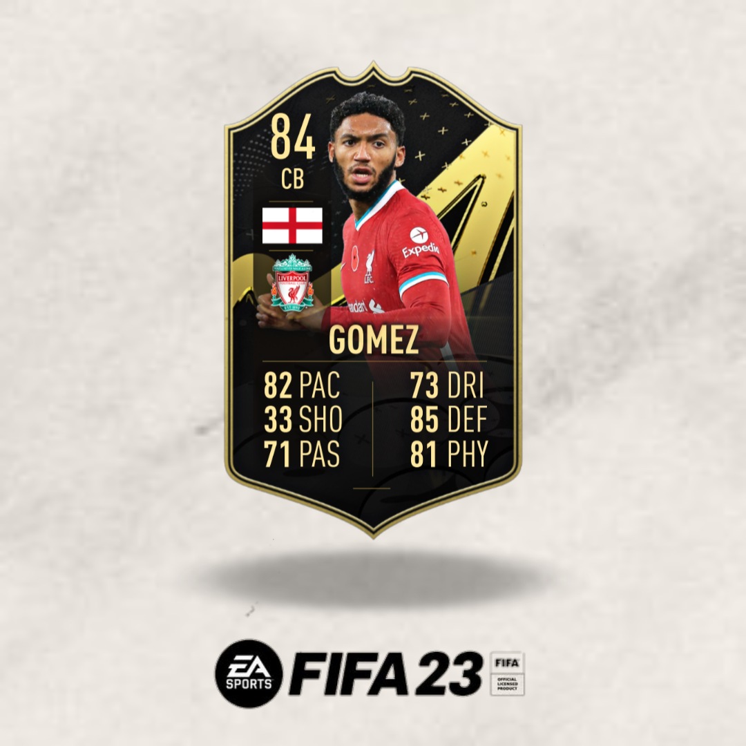 FutBaxter_'s tweet photo. #TOTW5

🏴󠁧󠁢󠁥󠁮󠁧󠁿 Joe Gomez fue la figura de la victoria del Liverpool vs Manchester City, según @SkySportsPL , medio del cual @EASPORTSFIFA se basa para elegir.

 Lo usarías? https://t.co/lEoO3hMY7e