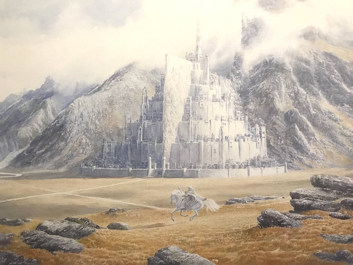 xe0_xeo's tweet photo. Illustrations by English illustrator Alan Lee for "Lord of the Rings" https://t.co/NiPwklCqlN