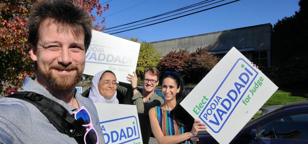 We’ll canvass rain or smoke! We’ve had a full weekend of canvassing in <a href="/36th/">36th District Democrats</a> and <a href="/37Dems/">37th LD Democrats of WA State</a>!
