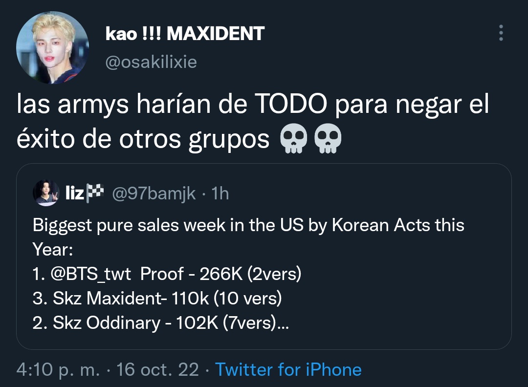Eufe_mf93's tweet photo. JAJAJAJAAJAJAJA ÉXITO DICE JAJAJAJA

CUAL EXITO MIJA? la de vender mil versiones de un álbum o que? 
No los conocen ni en el océano Índico y tienen el atrevimiento de acusar sandeces así
Jsjsjsjsjss que buen chiste la vdd https://t.co/LcnfIoTHVa