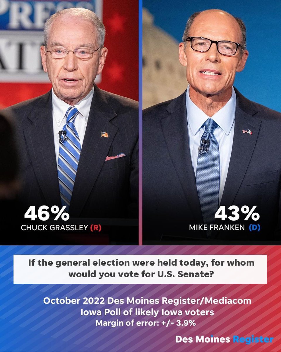 We’re right where we need to be to win #IASen. But no power-hungry politician gives up his seat without a fight, and he’s already teeing up more attacks on us. We’re on the cusp of something historic; it’s time to bring it home. Pitch in $10, $30, $100:
secure.actblue.com/donate/fra-spl…