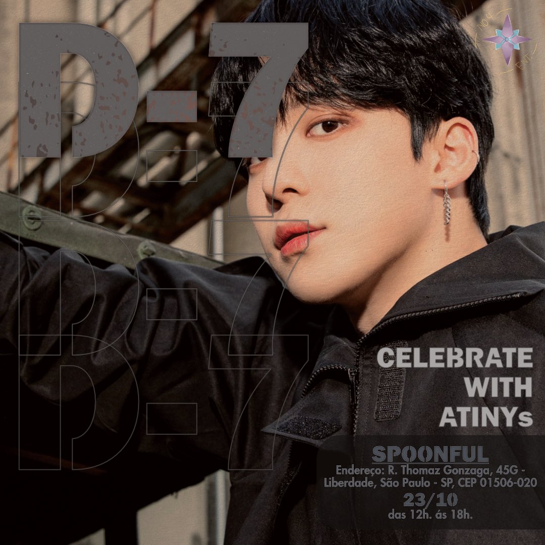 NO4Ent_'s tweet image. Apenas 1 semana #ATINYS, aguenta coração hihi. 🫶🏻

⚠️ Disponibilizamos mais ingressos pra quem não adquiriu ainda. 

Compre aqui: sympla.com.br/celebrate-with… 

#ATEEZ