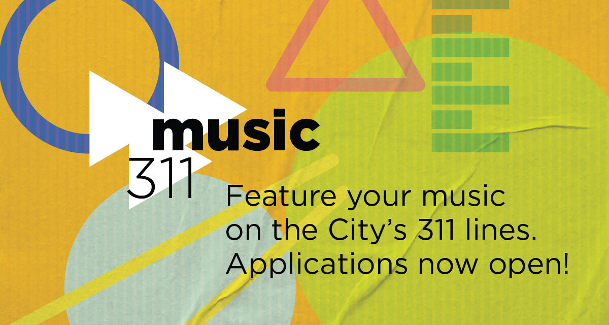 'The Music 311' program features local music on the City of Mississauga’s 311 call queue lines and the Council meeting live stream. The program showcases the talent and diversity of Mississauga’s musicians while helping to build new audiences. 

APPLY: bit.ly/3geSbra