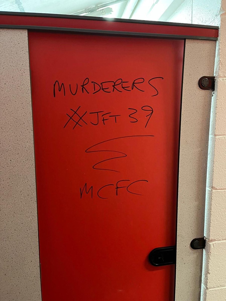 Disgraceful from Manchester City supporters. 

You’ll get the usual ‘it’s not all of us’ from them but the away end was very clear today.