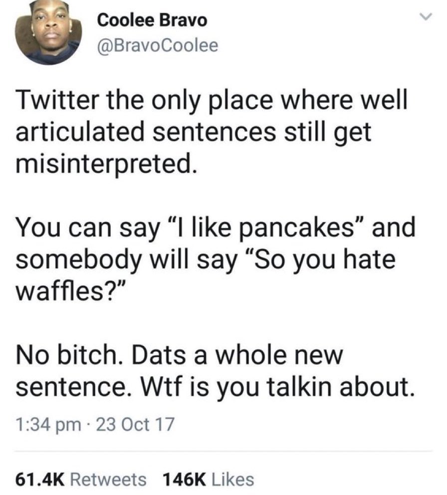WokeOkie's tweet photo. @ThereIsNoBlue @NeolithicSheep @UrsulaV I swear to cow, this tweet should not apply to so many posts. https://t.co/np85cCMo9R