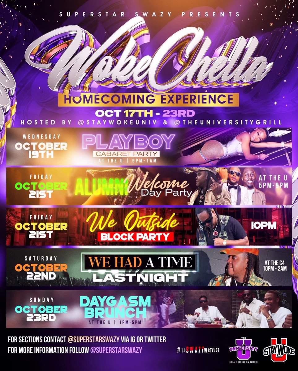 GrillUniversity's tweet photo. Alcorn What’s Your HoCo22 Name I’m Trying To See Sum 👀👀👀

Comment Below 🫶🏾

Happy Homecoming MFs 💜💛 https://t.co/bqxfs2Bw2F