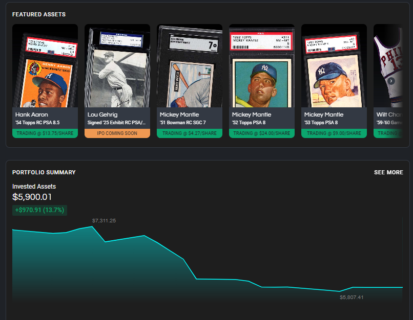 Sports Collectors Daily on Twitter "Fractional Shares Platforms Have