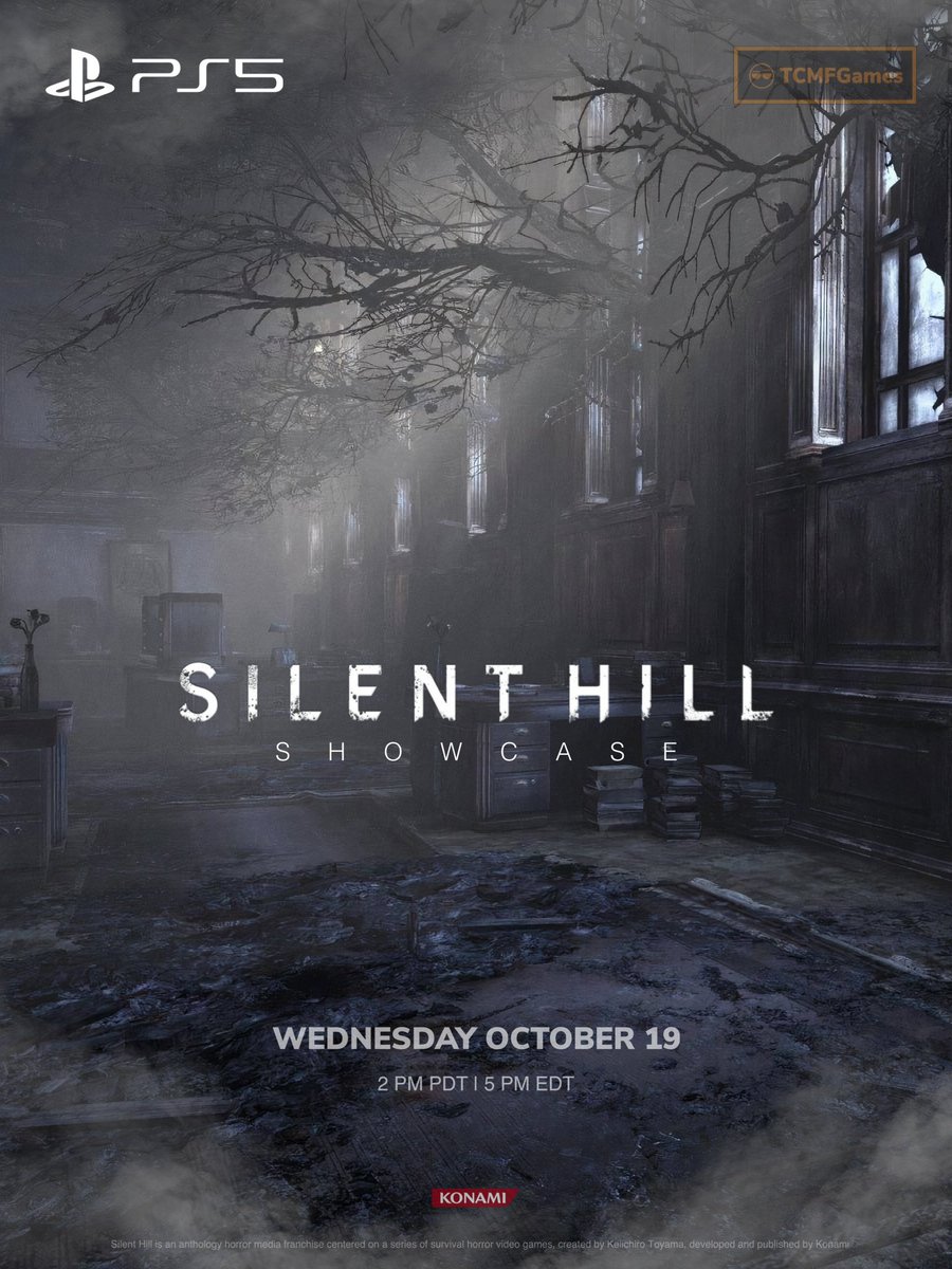 RT @TCMF2: Silent Hill Showcase this Wednesday 

- PS5 | PlayStation https://t.co/tfg3wbb8Zm