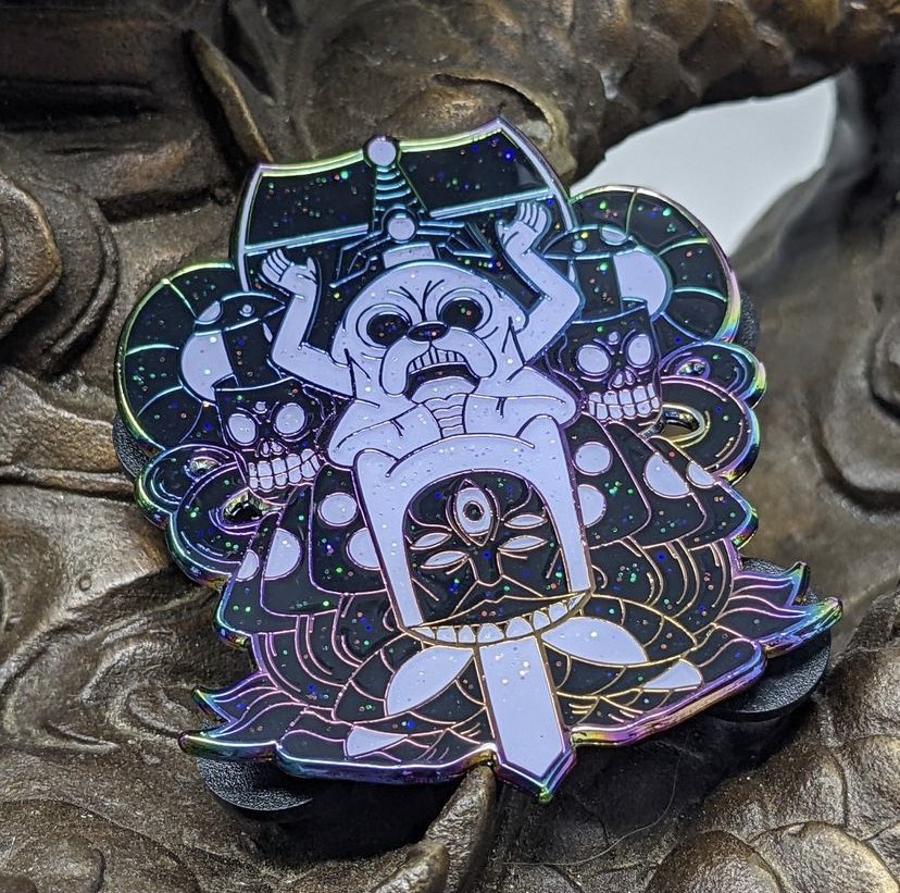 bthewizardart's tweet photo. Check out the new collaboration pins @InnerStateLabs #art #pins #AdventureTime #psyart #psychdelicart https://t.co/TQDWfRcVzH