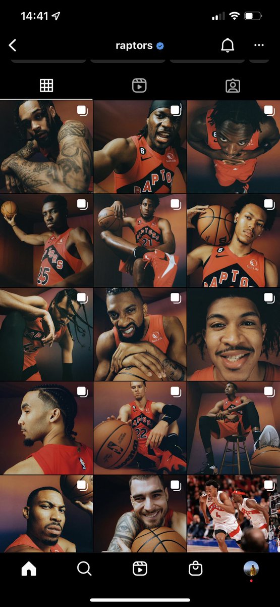 AlyshaTsuji's tweet photo. Loving the @Raptors media day IG caros. Who took these 👀🔥 https://t.co/T18cAscsdh
