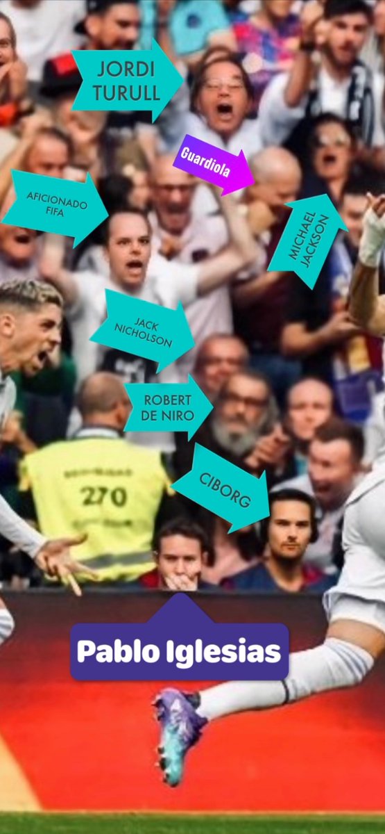 CATamanyanas's tweet photo. @rguezcheca Me he acojonado con esta foto al ampliarla. Vivimos en un partido del FIFA, en Matrix, en un Metaverso? https://t.co/ANGT8pb7P4