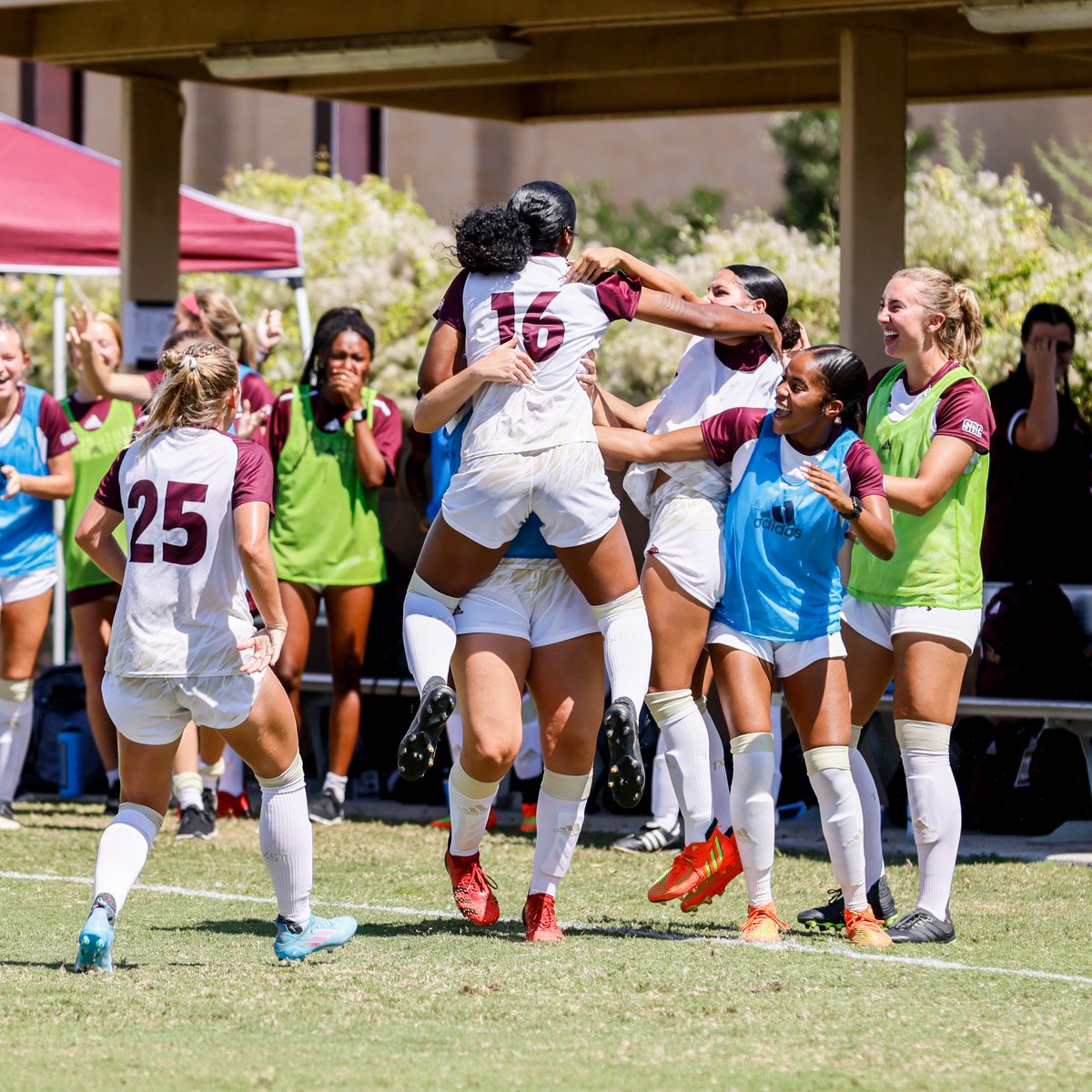 With today's win and other results across the conference, the Bobcats have clinched a spot in the #SunBeltWSOC Tournament in Foley!

#EatEmUp