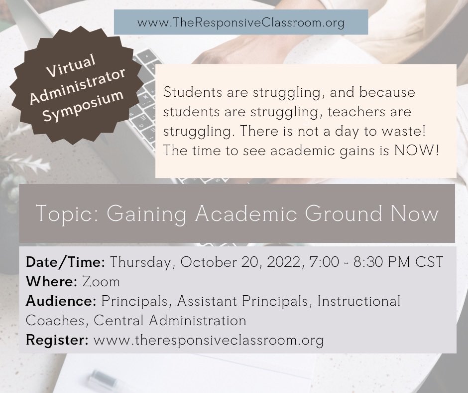 The Responsive Classroom tweet media