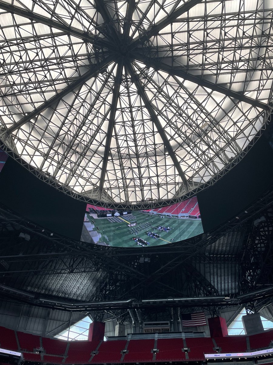 AllaiHealth's tweet photo. Just launched AllaiHealth this week at the subliminal Mercedes Benz Stadium in Altanta. Thanks to the amazing  @MariaThackerG and her outstanding Team @Georgia_Bio for making this extraordinary event happen!!! https://t.co/sbi8tdMhBg