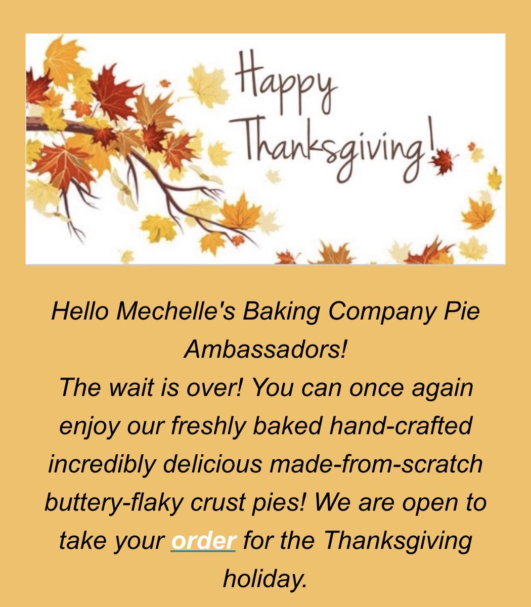 Mechelle's Baking Co tweet media