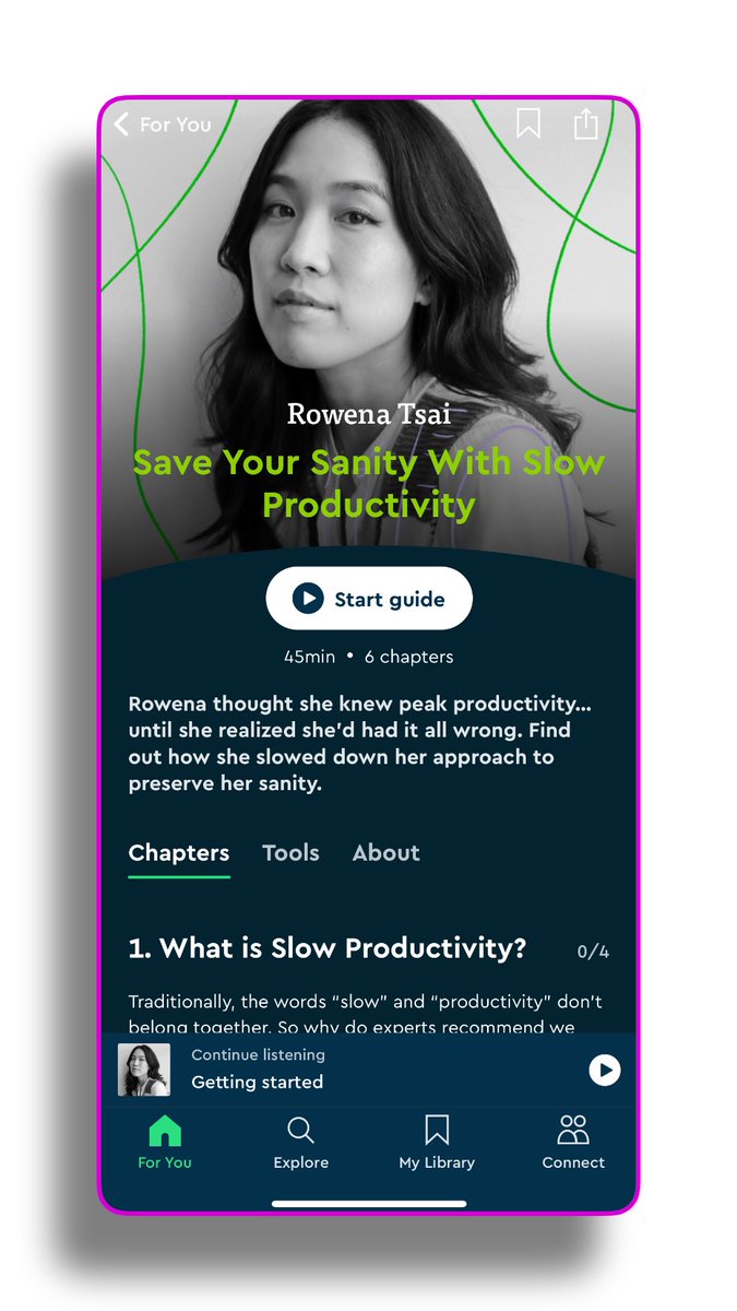 productive_will's tweet photo. Blinkist started as just a book summary service. It’s fun watching it grow and provide longer form content. 

This is what I’m listening to tonight. Makes a nice alternative to watching YouTube. https://t.co/KcHYf54ozN